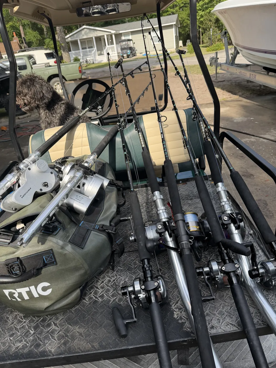 Loaded for the trip — the Fathom Electric rides with the conventional program